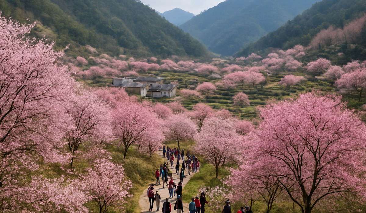 Travel China Unknown: Rural Villages Capture Cherry Blossom Boom