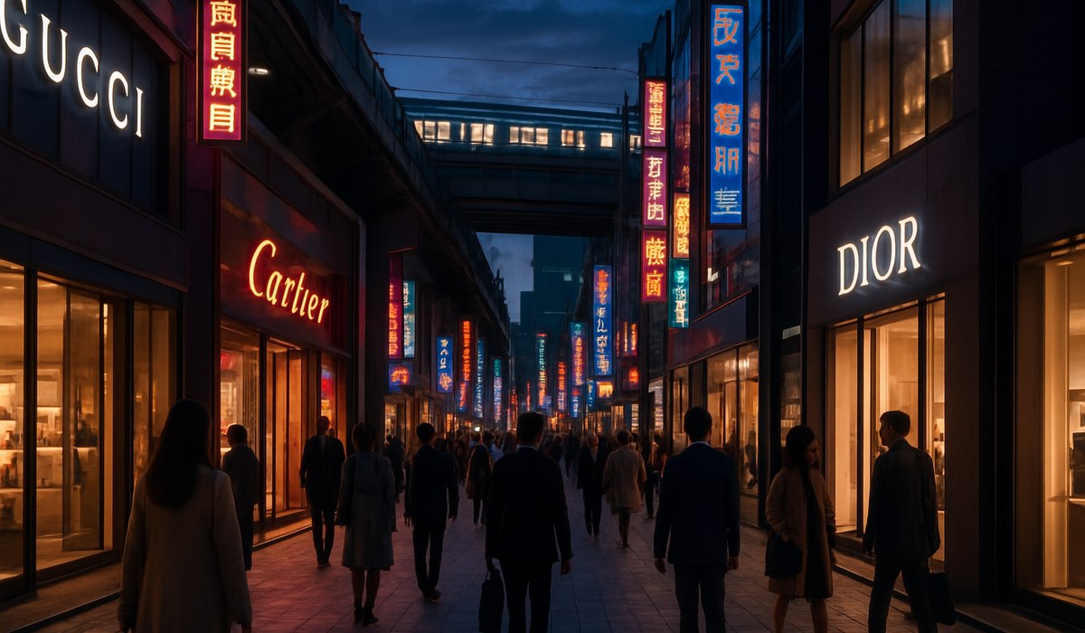 Luxury shopping district in Ginza, Tokyo, Japan 2026