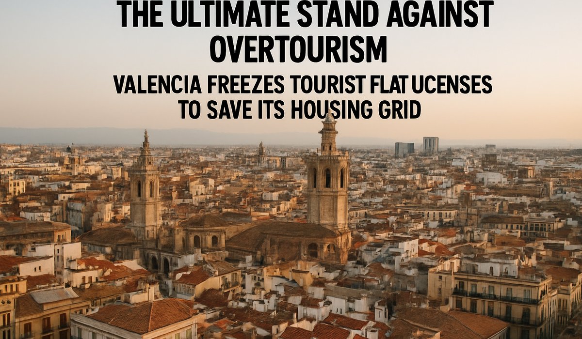 The Ultimate Stand Against Overtourism: Valencia Freezes Tourist Flat Licenses to Save Its Housing Grid
