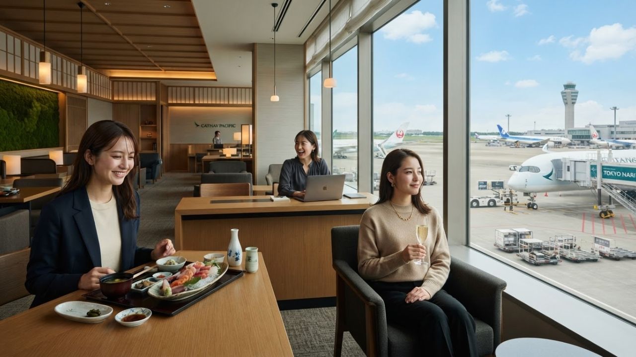 Cathay Pacific to Reopen Newly Renovated Tokyo Narita Lounge in 2027