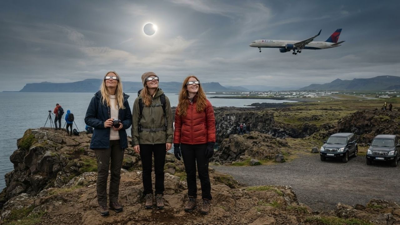 Delta Boosts Iceland Flights for Total Solar Eclipse Travel