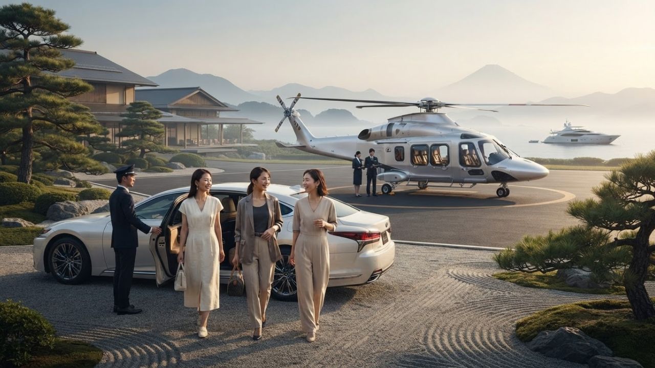 Lexus Flight Launches Luxury Helicopter and Yacht Network in Japan