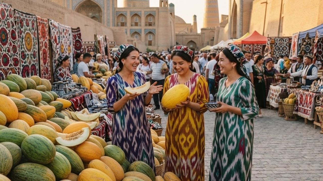 Uzbekistan Hosts Qovun Sayli Melon Festival in Historic Khiva