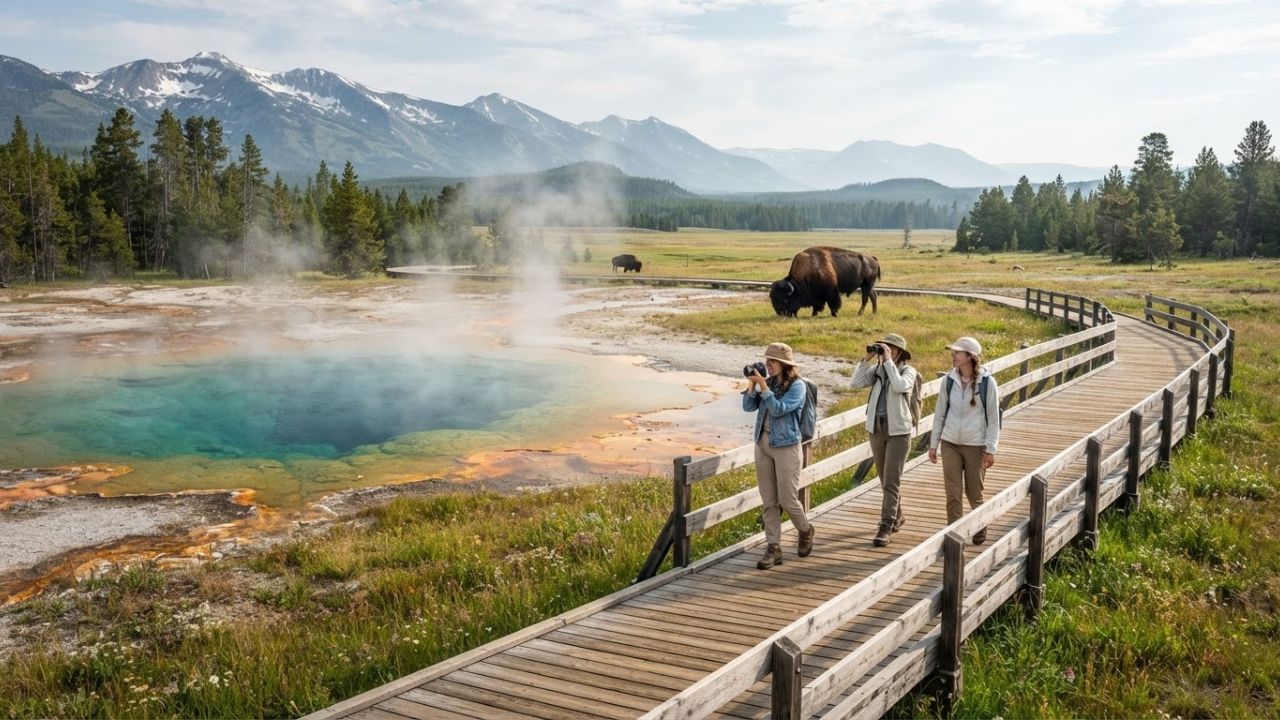 Yellowstone Travel Safety: NPS Issues Alerts Over Geothermal & Wildlife Hazards