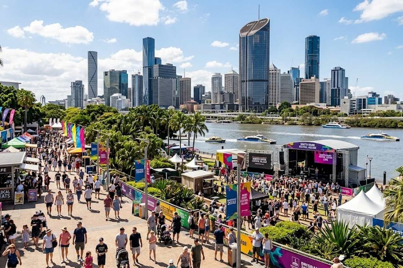 Brisbane’s South Bank Festival Village Sets New Benchmark for Waterfront Tourism and 2032 Olympic Readiness