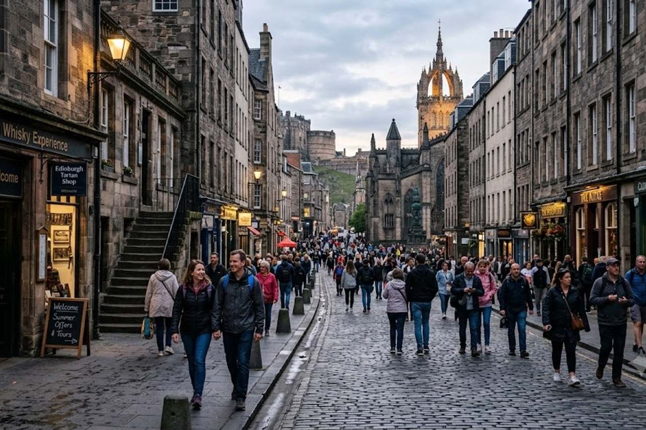 Edinburgh Steps Up with Venice and More Places to Counter Nearly 7% Europe Tourism Decline in July with Discounts and Incentives