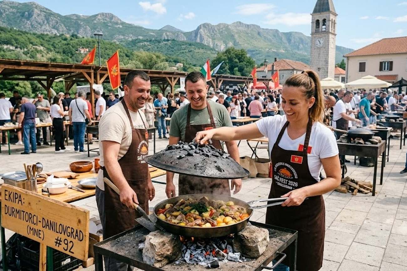 International Sač Fest 2026: Culinary Tourism Surge in Danilovgrad