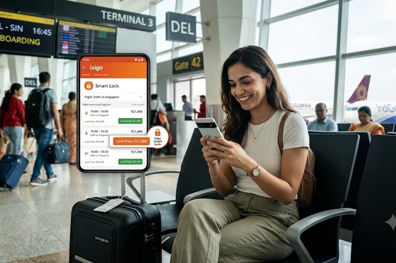 ixigo Launches Smart Lock AI Tool to Monitor Flight Fares and Lock Prices Within Traveller Budgets