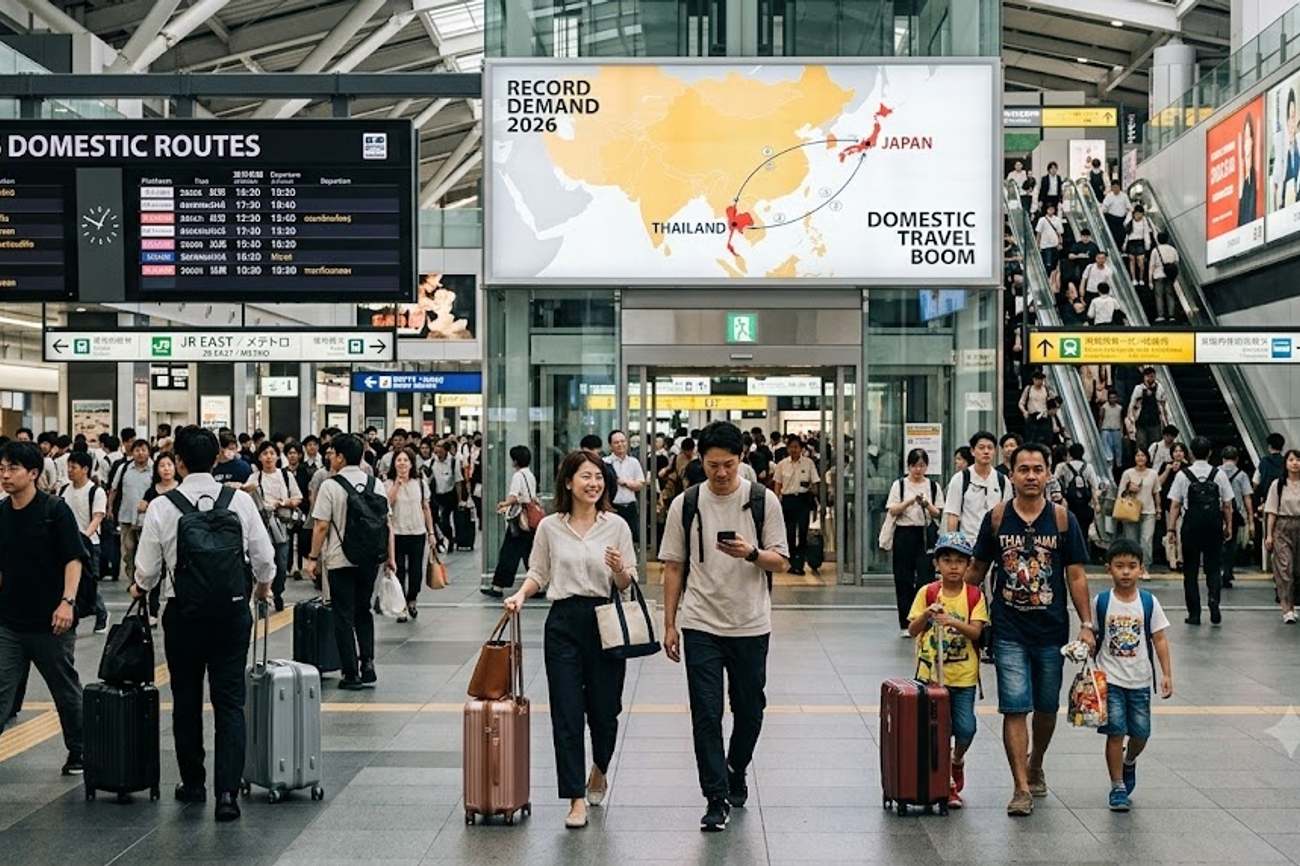 Japan Along with Thailand and More in Supercharging Asia Domestic Tourism with Record Travel Demand in 2026