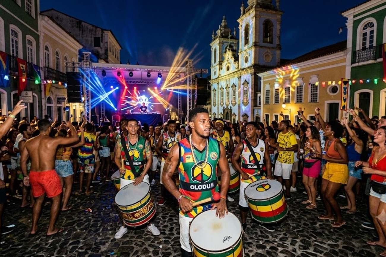 Salvador Brazil Sparks a Dazzling Axétronic Night Where Bahian Drums Meet Electronic Beats