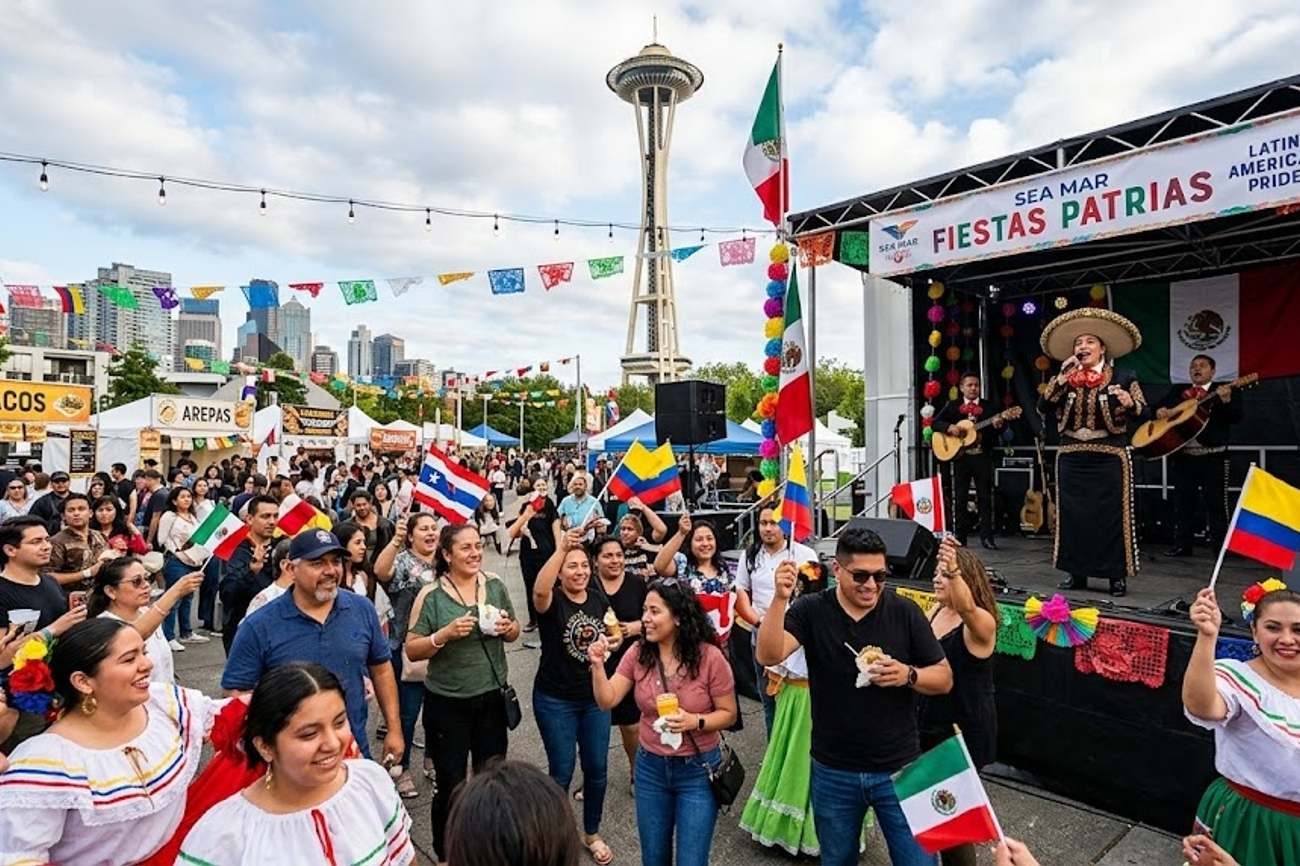 Seattle Ignites Latin American Pride as Sea Mar Fiestas Patrias Brings Music Food and Culture Alive