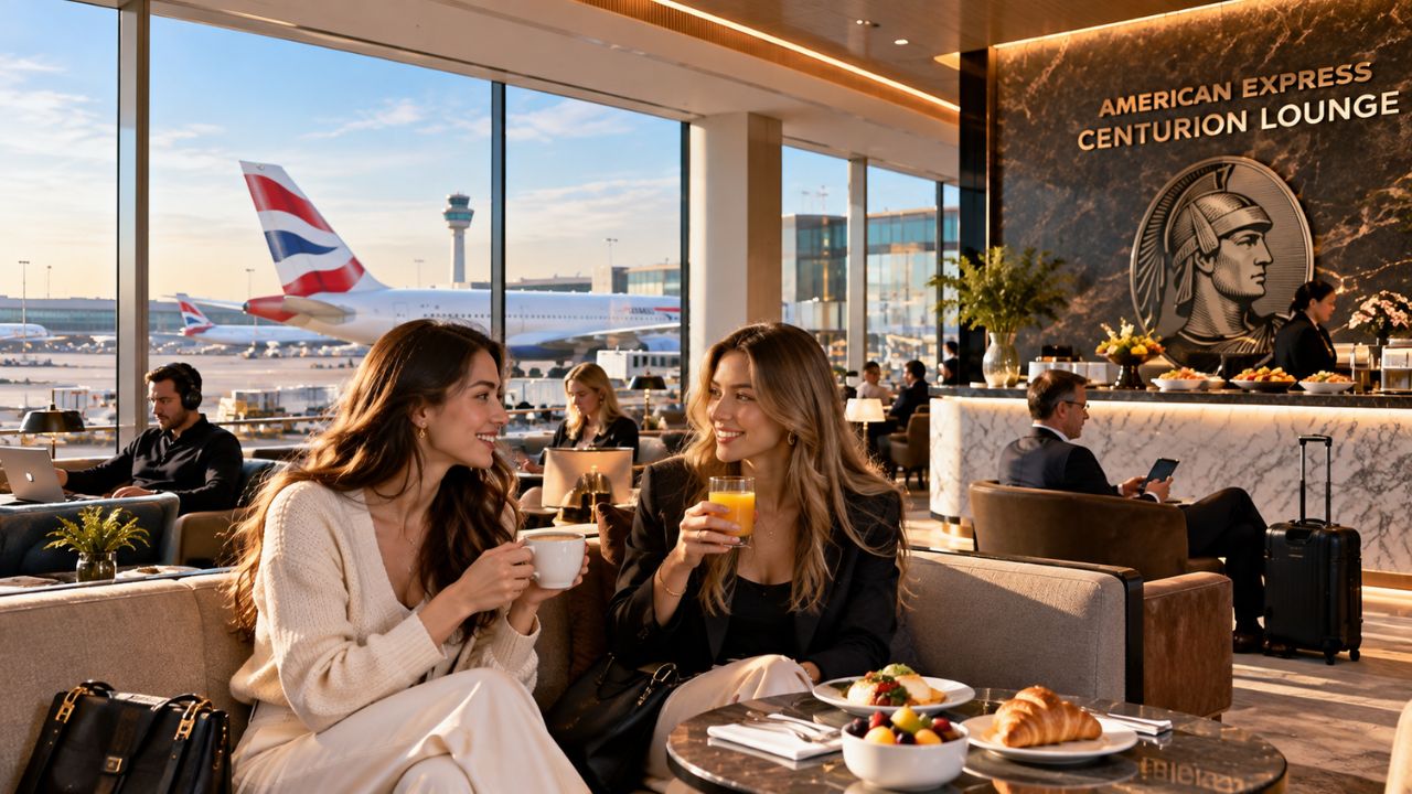 American Express Unveils Largest Centurion Lounge Expansion: Newark Two-Floor Mega-Lounge, Heathrow Terminal 5, and Houston Overhaul