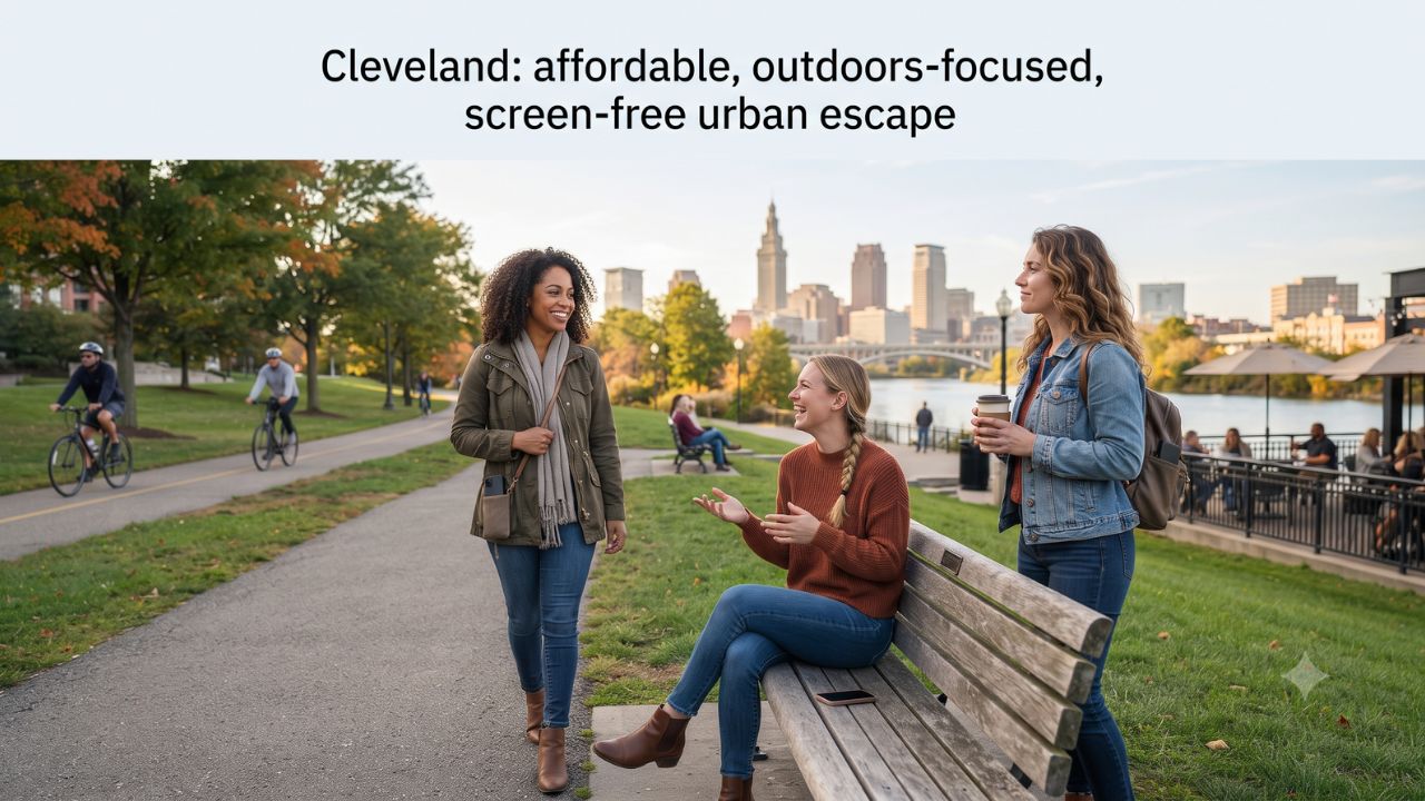Cleveland Named America's Most Affordable Digital Detox City Break in 2026: Low Costs and Massive Urban Parklands