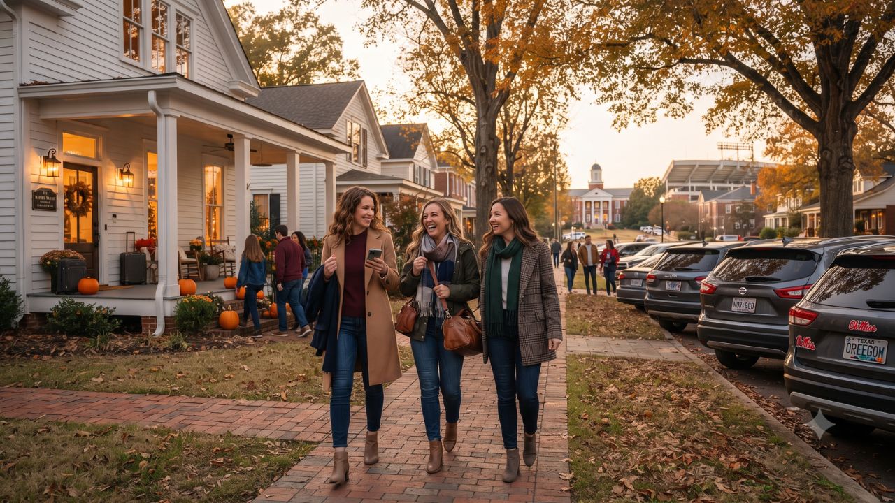 Thanksgiving 2026 Short-Term Rental Surge: University Towns Outpace Metros as College Football Rivalries Squeeze Lodging