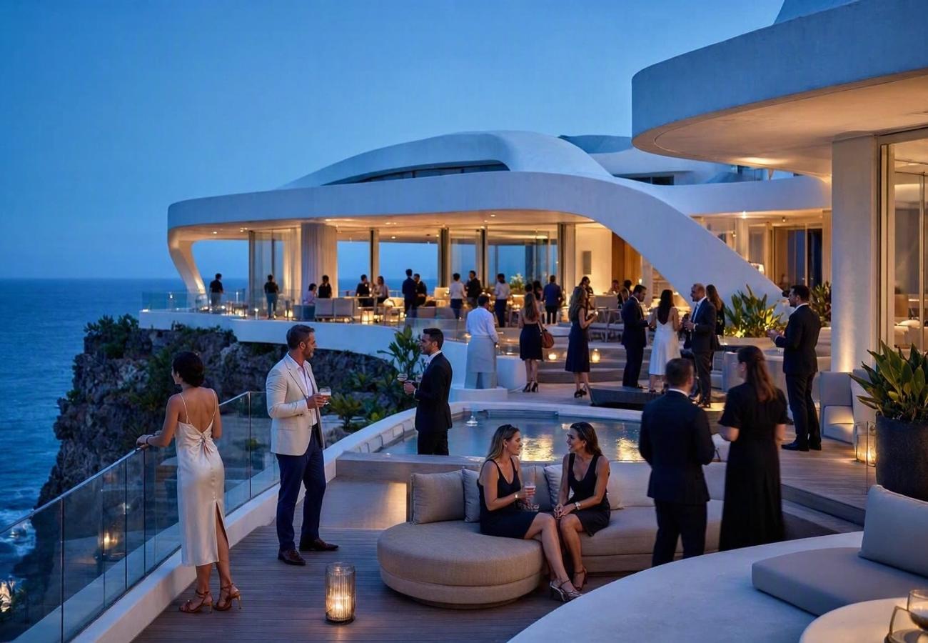 Savaya Bali clifftop venue overlooking the Indian Ocean